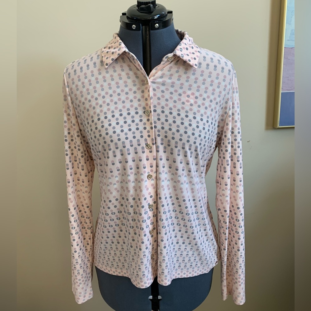 Gently used Tommy Hilfiger Stretch Button-up Shirt, Sz L